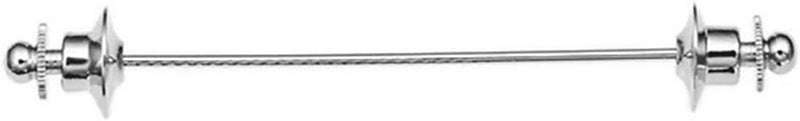 WCRAZYE Chain Lapel Pin Collar Bar Tassel Brooch Classic Ball Head Brass Shirt Collar Bar Tie Pins for Men Wedding Business - Image 1